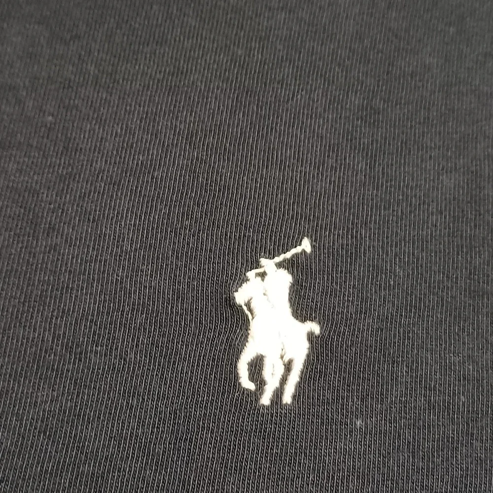 Polo‎ Ralph Lauren Mens Navy Blue Custom Slim Fit Pony Logo T-Shirt Large L